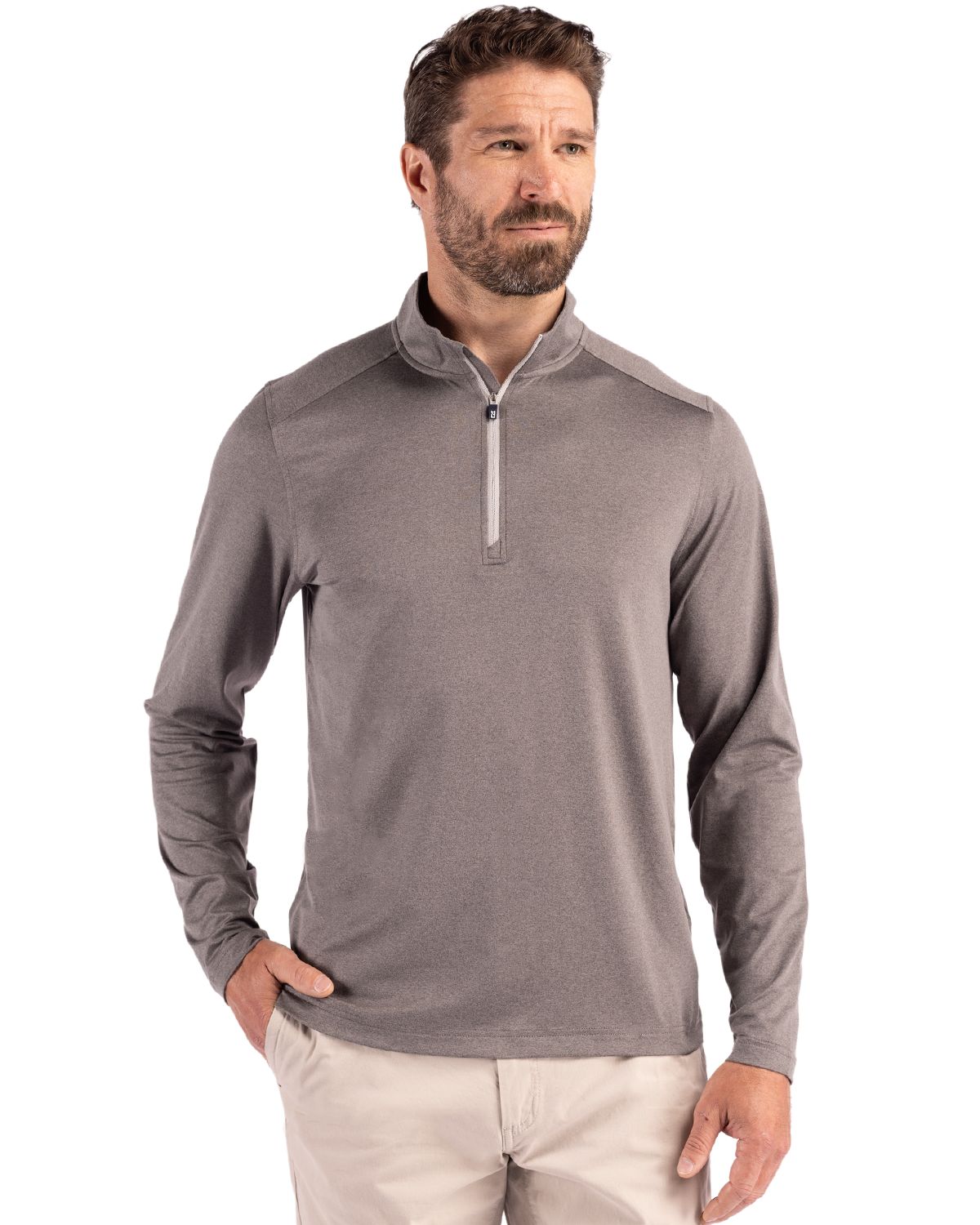 Cutter & Buck® Coastline Epic Comfort Recycled Mens Quarter Zip