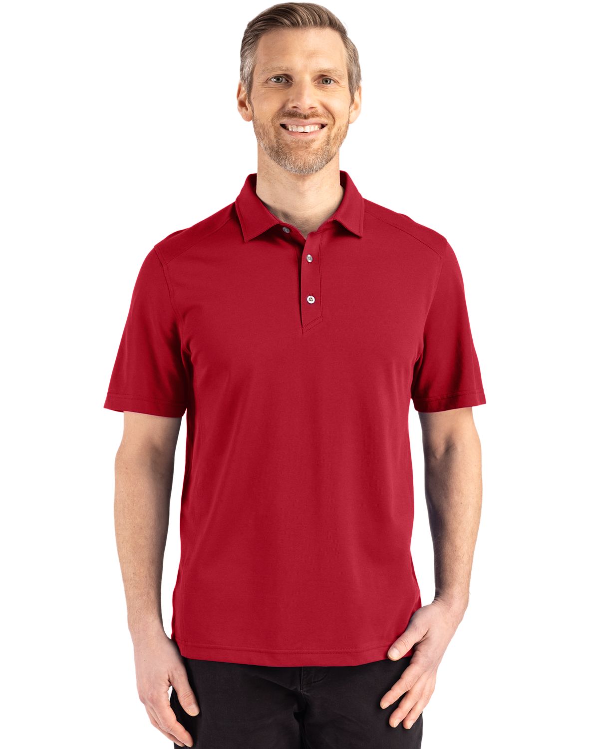 Cutter & Buck® Advantage Refresh Epic Confidence Recycled Mens Tri-Blend Pique Polo