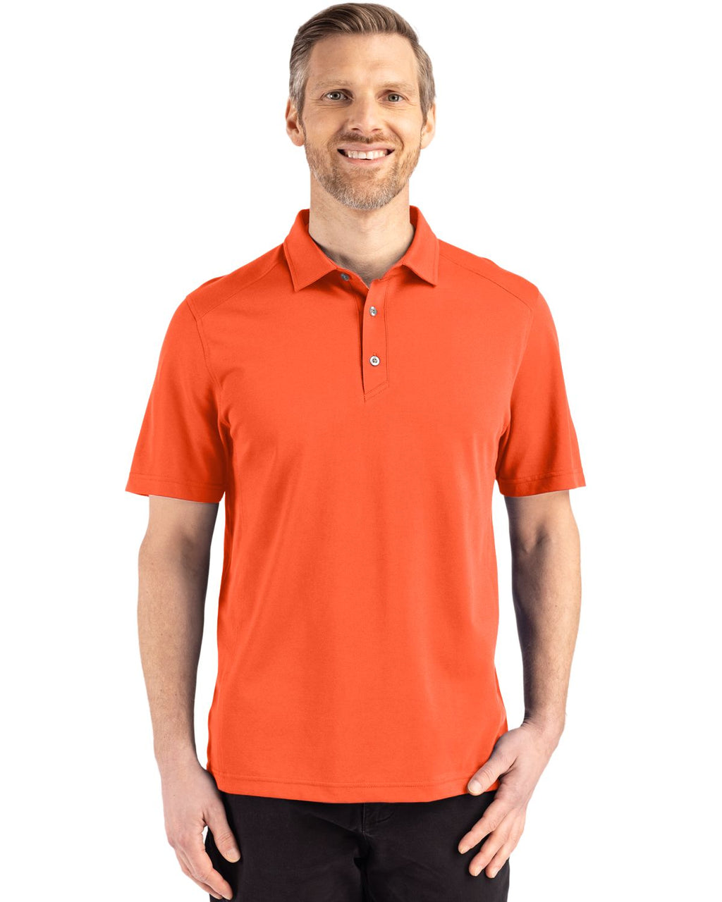 Cutter & Buck® Advantage Refresh Epic Confidence Recycled Mens Tri-Blend Pique Polo