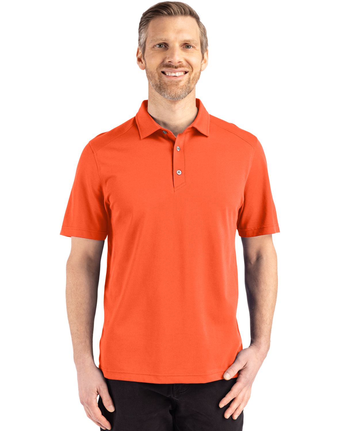 Cutter & Buck® Advantage Refresh Epic Confidence Recycled Mens Tri-Blend Pique Polo