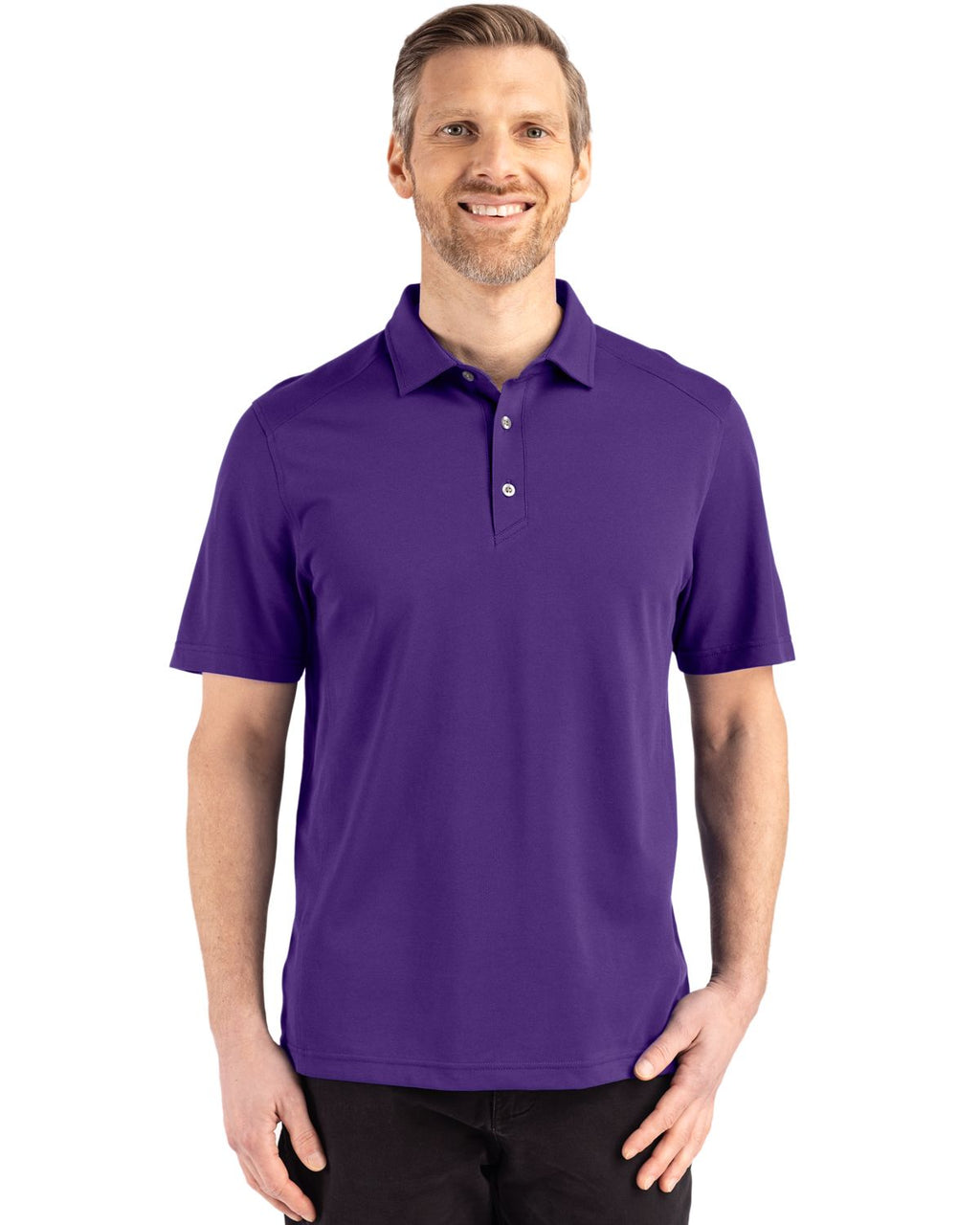 Cutter & Buck® Advantage Refresh Epic Confidence Recycled Mens Tri-Blend Pique Polo
