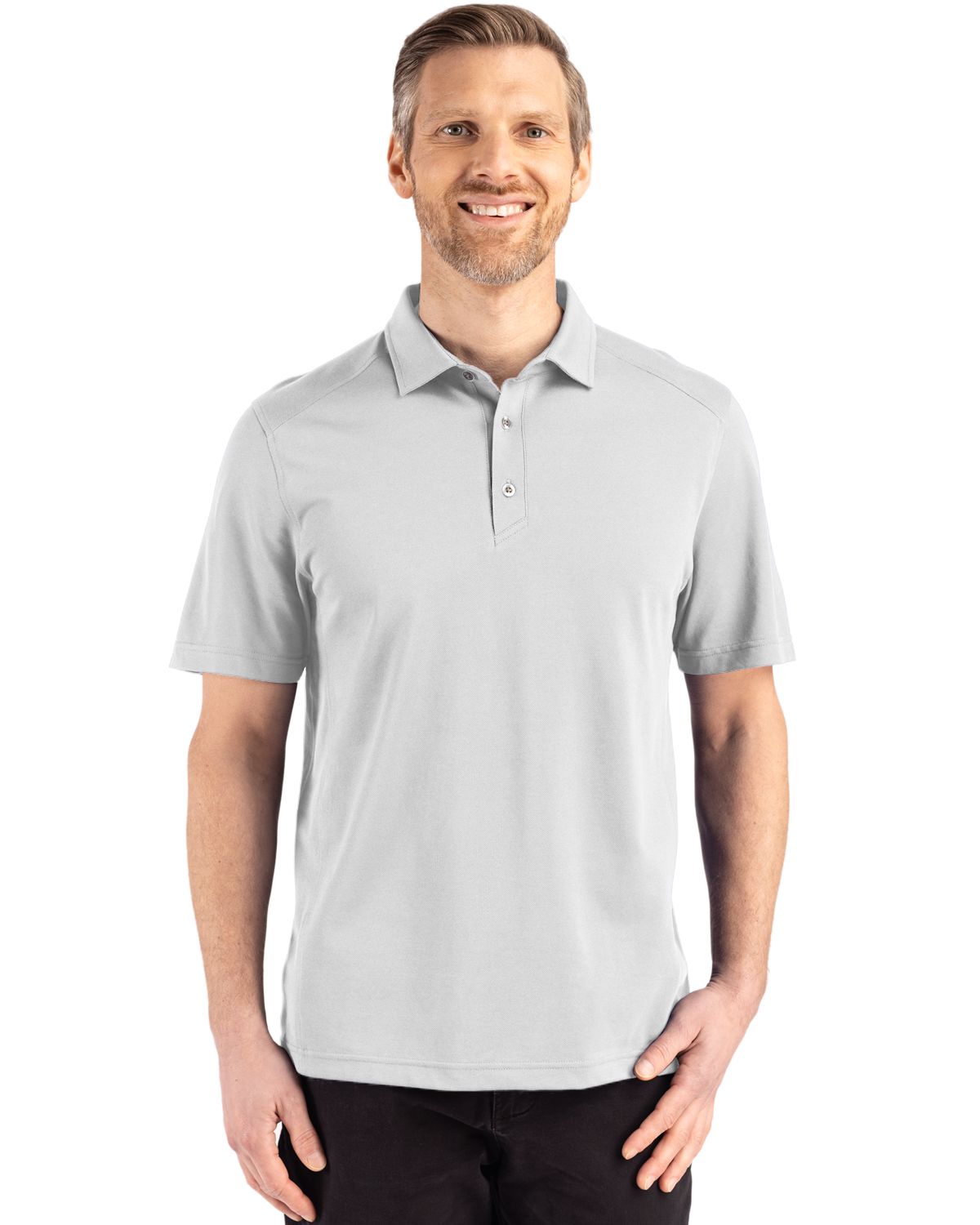 Cutter & Buck® Advantage Refresh Epic Confidence Recycled Mens Tri-Blend Pique Polo