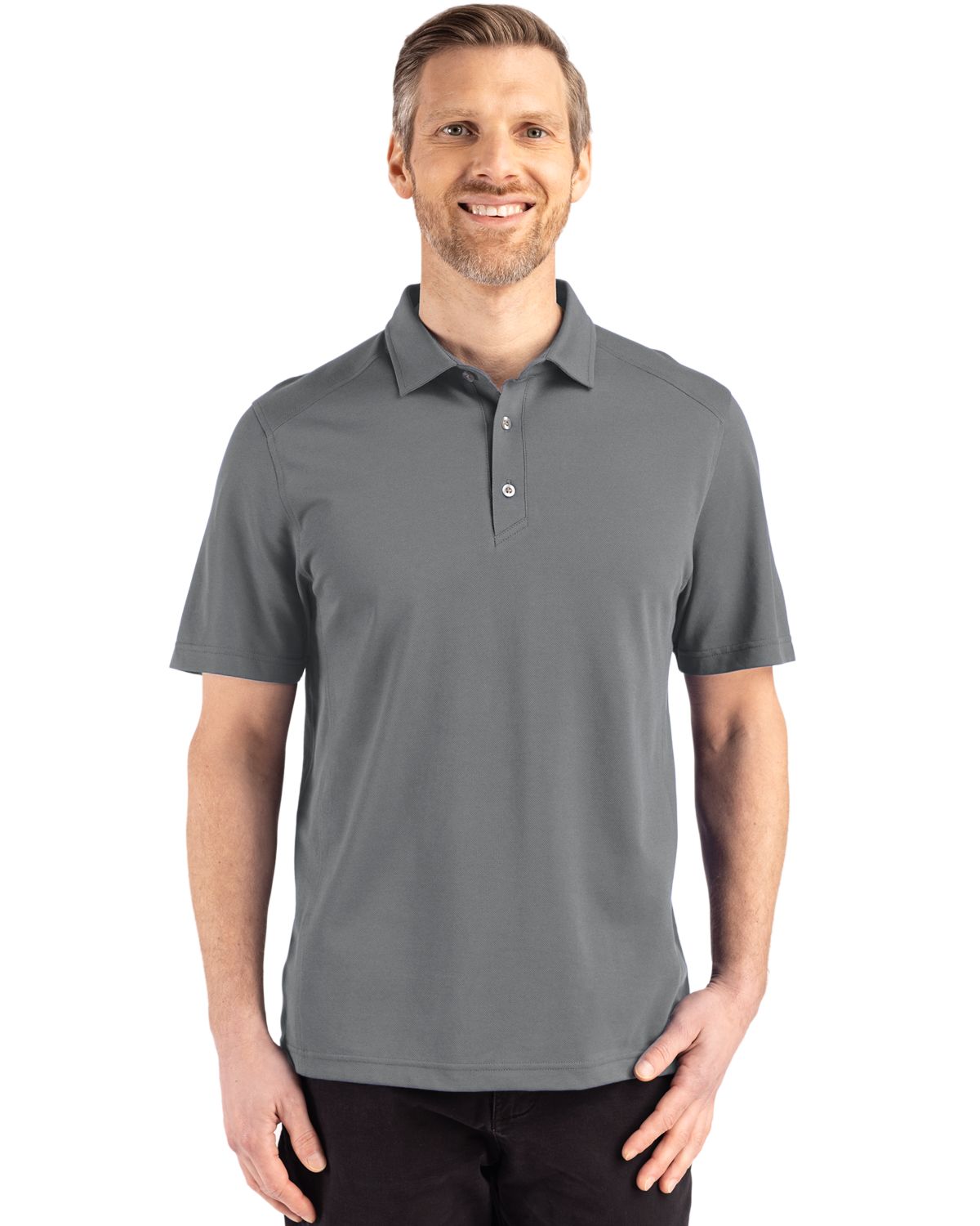 Cutter & Buck® Advantage Refresh Epic Confidence Recycled Mens Big & Tall Tri-Blend Pique Polo