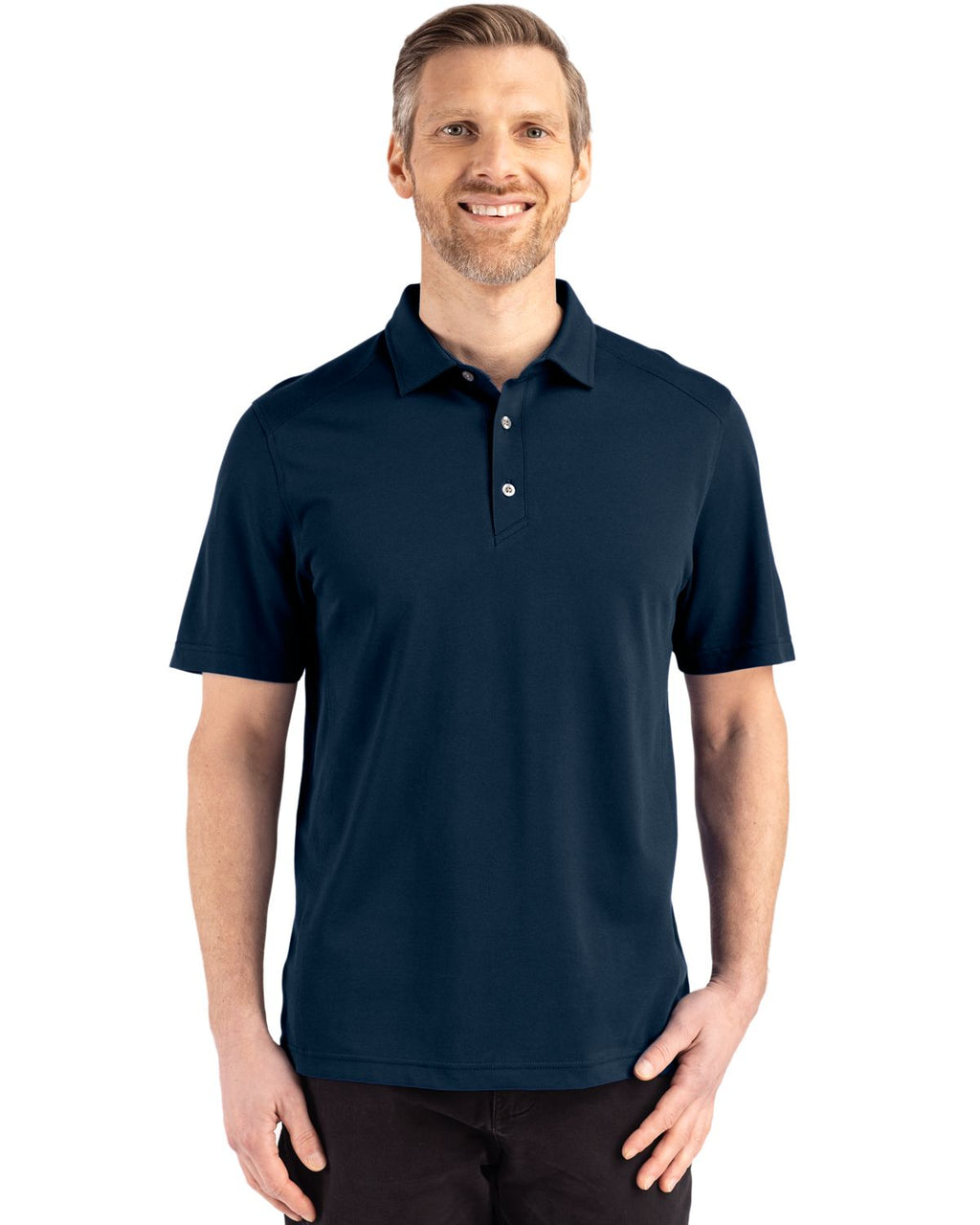 Cutter & Buck® Advantage Refresh Epic Confidence Recycled Mens Tri-Blend Pique Polo