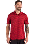 Cutter & Buck Coastline Epic Comfort Camo Print Recycled Mens Polo