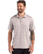 Cutter & Buck Coastline Epic Comfort Camo Print Recycled Mens Polo