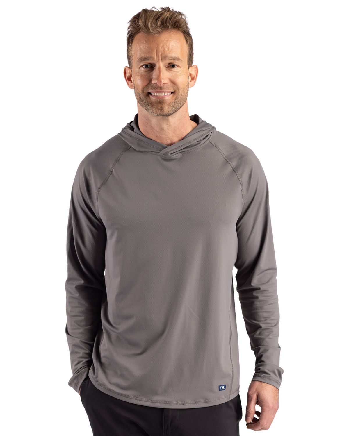 Cutter & Buck Prospect Epic Confidence Recycled Mens Hooded Pull Over