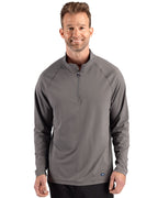Cutter & Buck Prospect Epic Confidence Recycled Textured Stretch Mens Quarter Zip