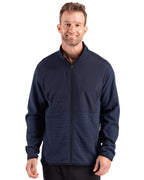 Cutter & Buck Hunts Point Epic Comfort Recycled Fleece Mens Hybrid Jacket