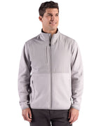Cutter & Buck Hunts Point Epic Comfort Recycled Fleece Mens Hybrid Jacket