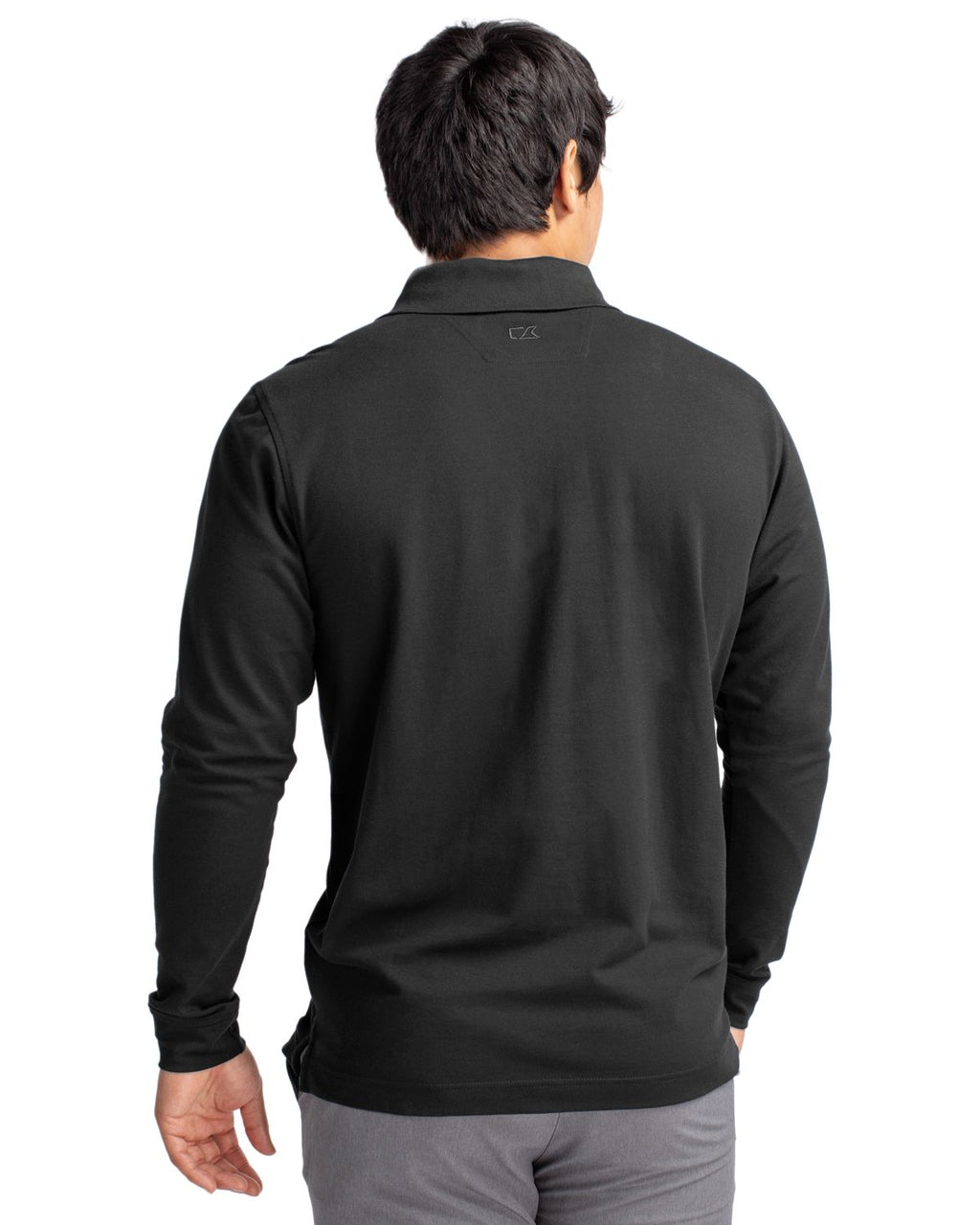 Cutter & Buck® Advantage Eco Tri-Blend Pique Mens Long Sleeve Polo