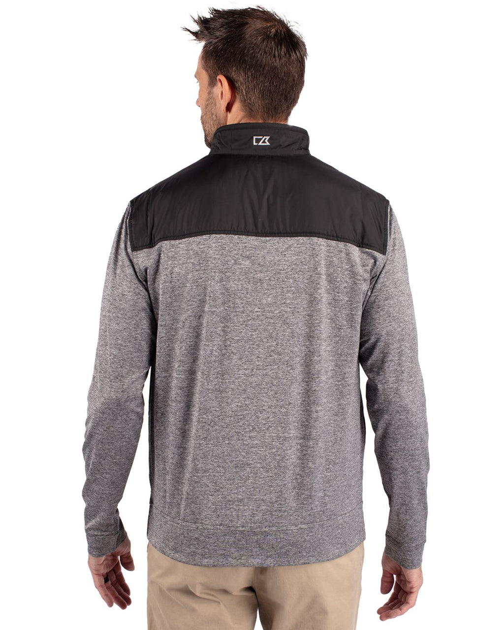 Cutter & Buck® Stealth Hybrid Quilted Mens Full Zip Windbreaker Jacket