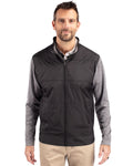 Cutter & Buck® Stealth Hybrid Quilted Mens Big and Tall Full Zip Windbreaker Jacket