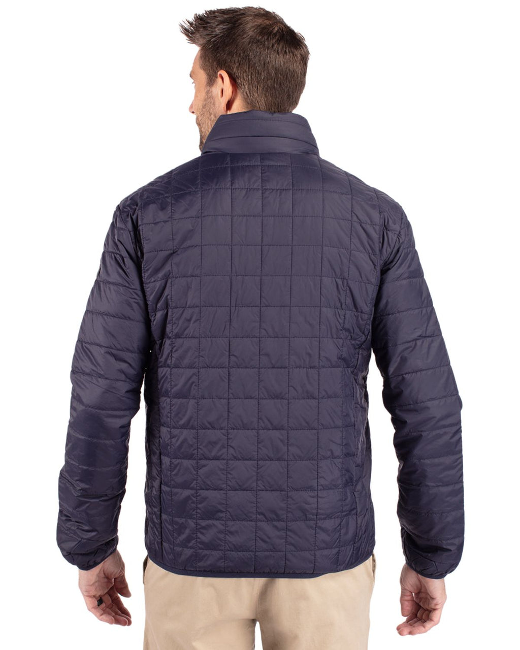 Cutter & Buck® Rainier PrimaLoft® Mens Eco Insulated Full Zip Puffer Jacket