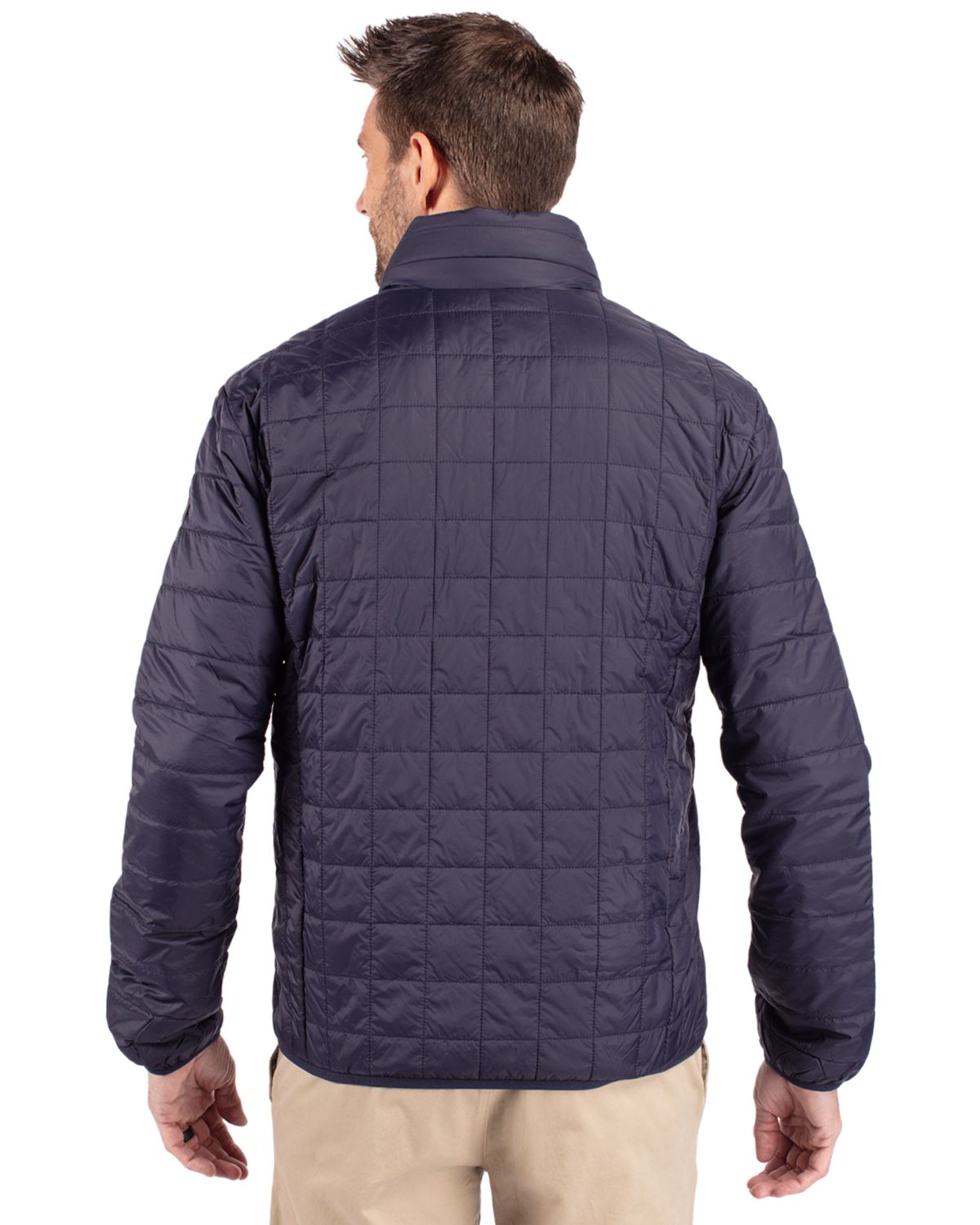Cutter & Buck® Rainier PrimaLoft® Mens Eco Insulated Full Zip Puffer Jacket