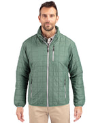 Cutter & Buck® Rainier PrimaLoft® Mens Eco Insulated Full Zip Puffer Jacket