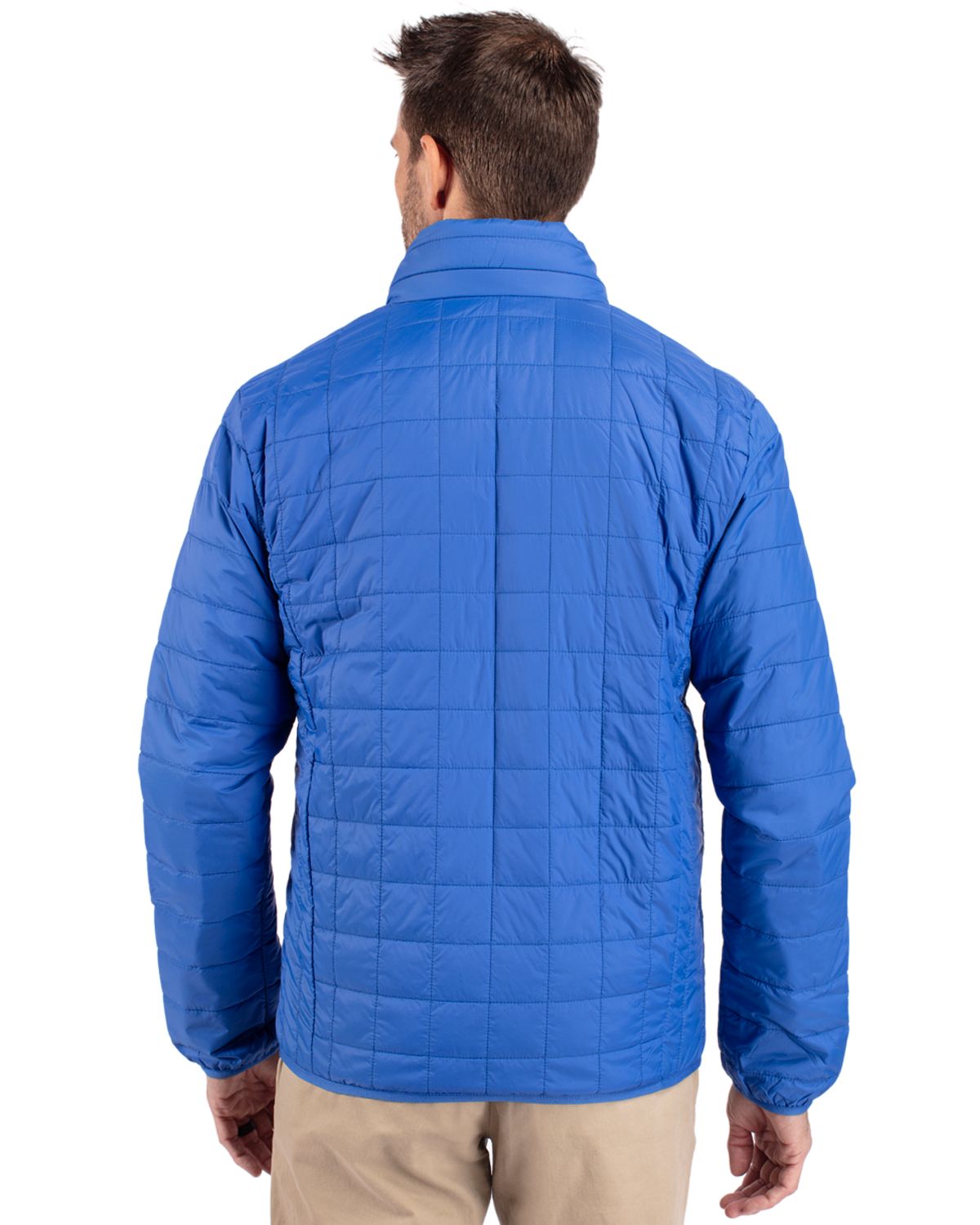 Cutter & Buck® Rainier PrimaLoft® Mens Eco Insulated Full Zip Puffer Jacket