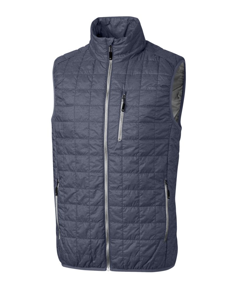 Cutter & Buck® Rainier PrimaLoft® Mens Eco Insulated Full Zip Puffer Vest