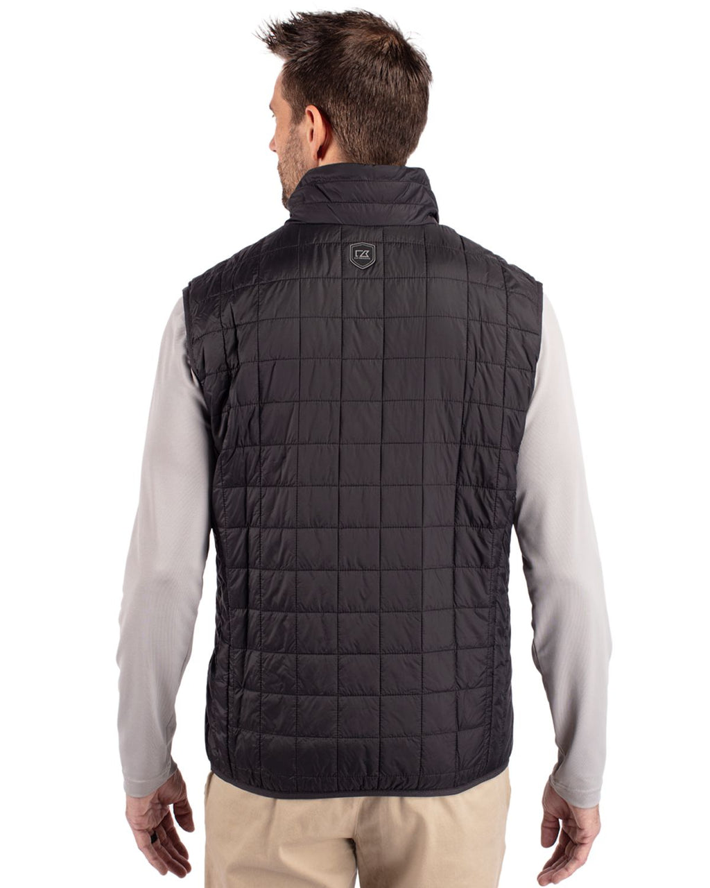 Cutter & Buck® Rainier PrimaLoft® Mens Big and Tall Eco Insulated Full Zip Puffer Vest