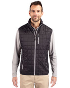 Cutter & Buck® Rainier PrimaLoft® Mens Big and Tall Eco Insulated Full Zip Puffer Vest