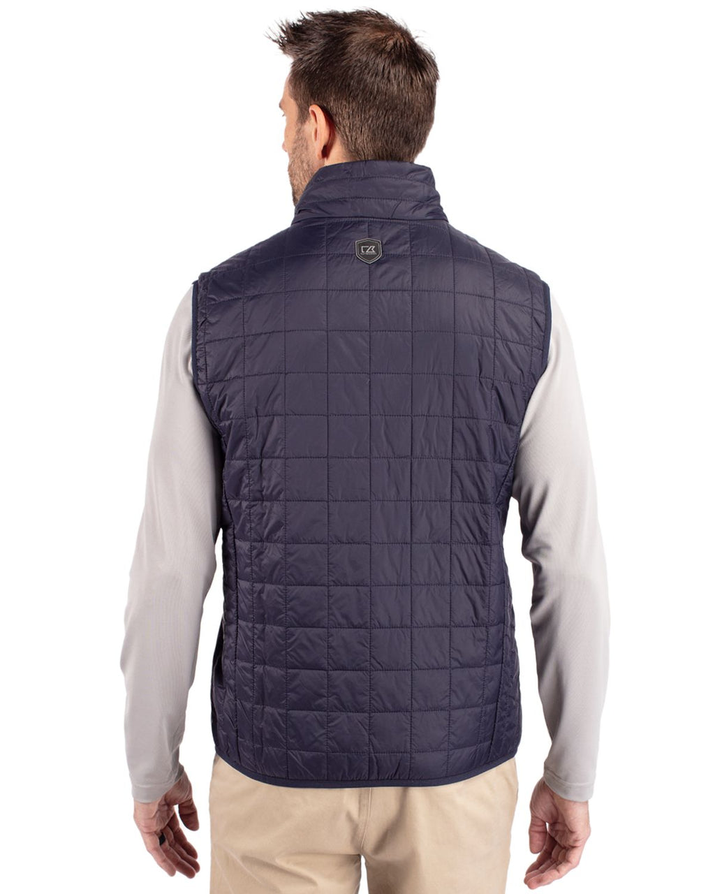 Cutter & Buck® Rainier PrimaLoft® Mens Big and Tall Eco Insulated Full Zip Puffer Vest