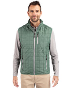 Cutter & Buck® Rainier PrimaLoft® Mens Eco Insulated Full Zip Puffer Vest