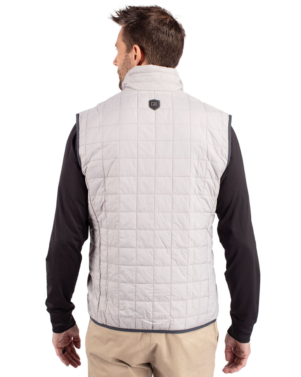 Cutter & Buck® Rainier PrimaLoft® Mens Big and Tall Eco Insulated Full Zip Puffer Vest