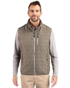 Cutter & Buck® Rainier PrimaLoft® Mens Eco Insulated Full Zip Puffer Vest