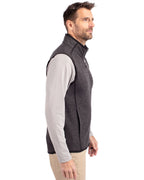 Cutter & Buck® Mainsail Sweater-Knit Mens Full Zip Vest