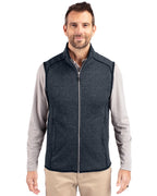 Cutter & Buck® Mainsail Sweater-Knit Mens Full Zip Vest
