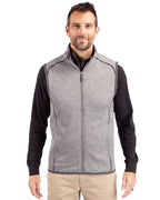 Cutter & Buck® Mainsail Sweater-Knit Mens Full Zip Vest