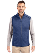 Cutter & Buck® Mainsail Sweater-Knit Mens Full Zip Vest