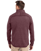 Cutter & Buck® Mainsail Sweater-Knit Mens Half Zip Pull Over Jacket