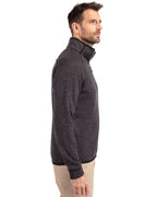 Cutter & Buck® Mainsail Sweater-Knit Mens Half Zip Pull Over Jacket
