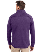 Cutter & Buck® Mainsail Sweater-Knit Mens Half Zip Pull Over Jacket