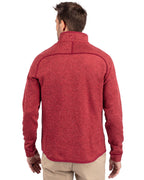 Cutter & Buck® Mainsail Sweater-Knit Mens Half Zip Pull Over Jacket