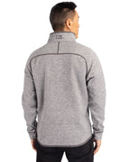 Cutter & Buck® Mainsail Sweater-Knit Mens Big and Tall Half Zip Pull Over Jacket
