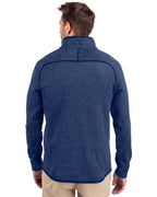 Cutter & Buck® Mainsail Sweater-Knit Mens Half Zip Pull Over Jacket