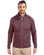 Cutter & Buck® Mainsail Sweater-Knit Mens Full Zip Jacket