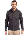 Cutter & Buck® Mainsail Sweater-Knit Mens Full Zip Jacket