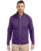 Cutter & Buck® Mainsail Sweater-Knit Mens Full Zip Jacket