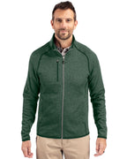 Cutter & Buck® Mainsail Sweater-Knit Mens Full Zip Jacket