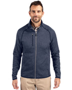 Cutter & Buck® Mainsail Sweater-Knit Mens Full Zip Jacket