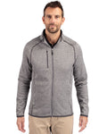 Cutter & Buck® Mainsail Sweater-Knit Mens Big and Tall Full Zip Jacket