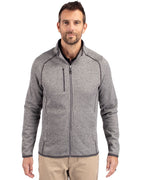 Cutter & Buck® Mainsail Sweater-Knit Mens Full Zip Jacket
