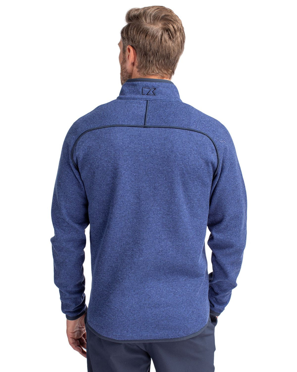 Cutter & Buck® Mainsail Sweater-Knit Mens Full Zip Jacket