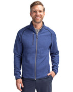 Cutter & Buck® Mainsail Sweater-Knit Mens Full Zip Jacket
