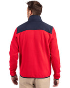 Cutter & Buck® Cascade Eco Sherpa Mens Big & Tall Fleece Jacket