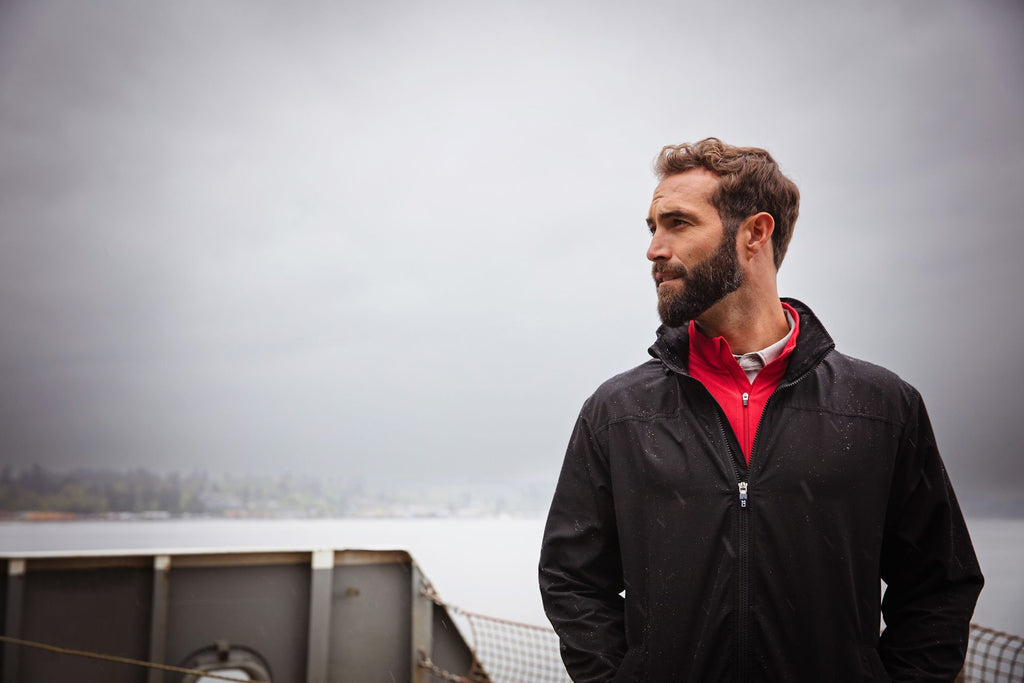 Cutter & Buck® Charter Eco Knit Recycled Big & Tall Full-Zip Jacket