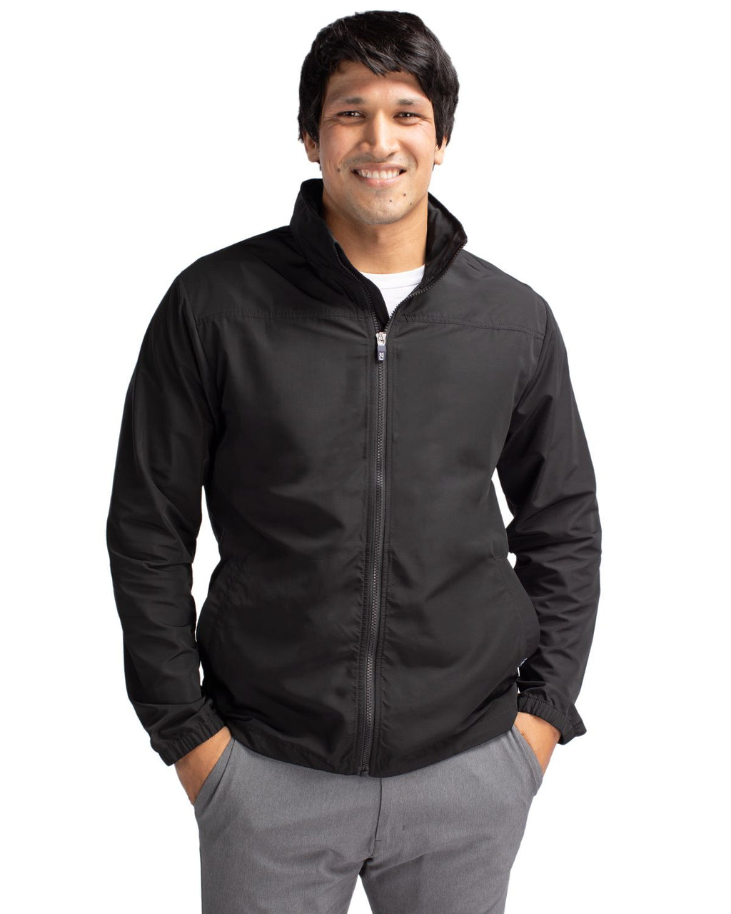 Cutter & Buck® Charter Eco Knit Recycled Big & Tall Full-Zip Jacket